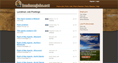 Desktop Screenshot of landmanjobs.net