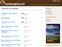 Tablet Screenshot of landmanjobs.net